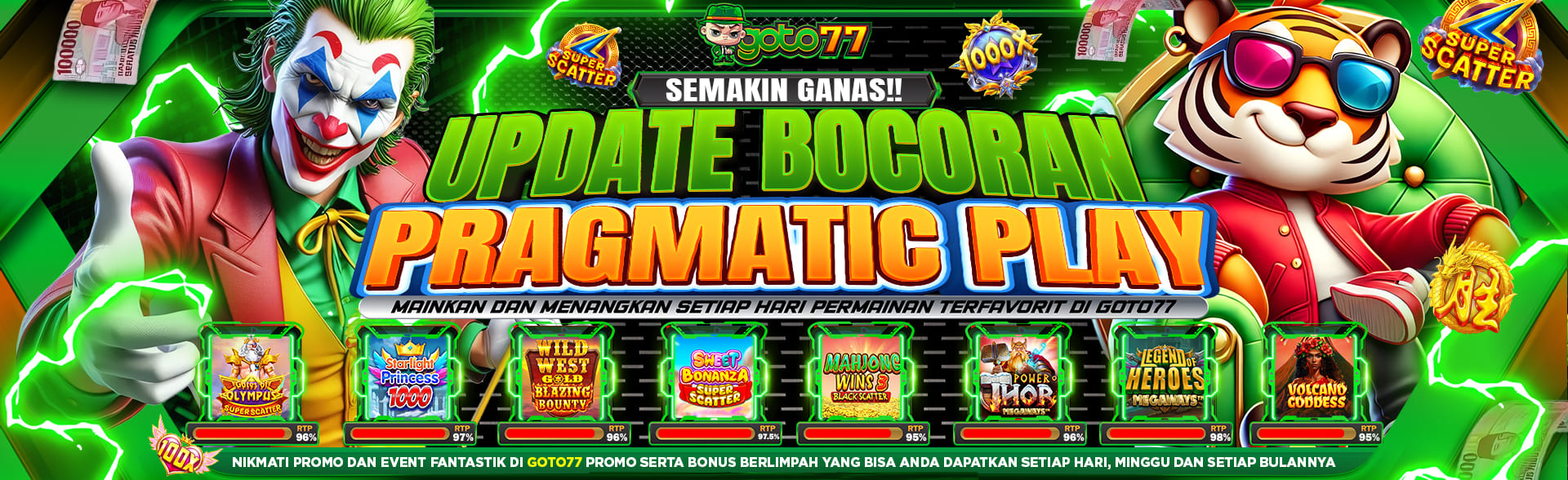 BOCORAN PRAGMATIC PLAY X GOTO77