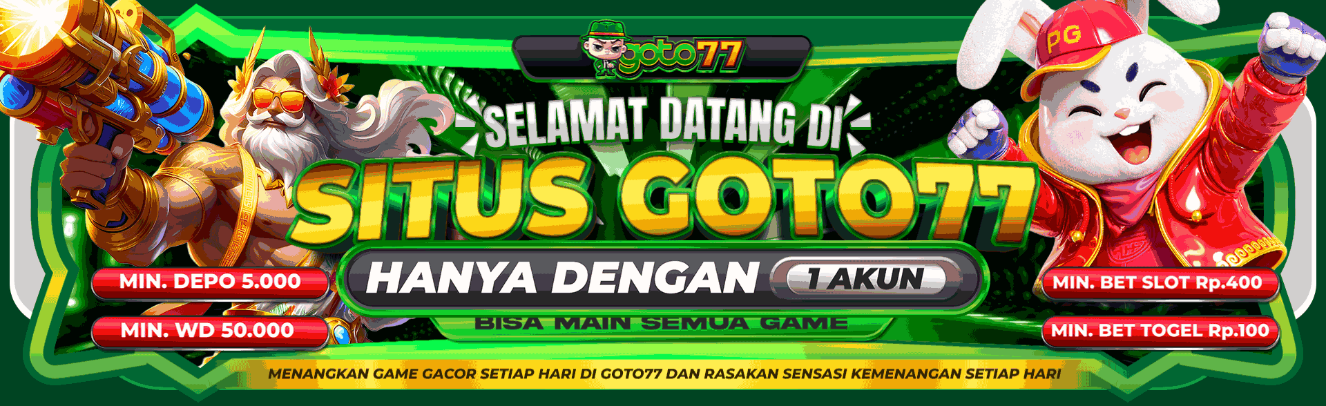 Wellcome di Situs Goto77