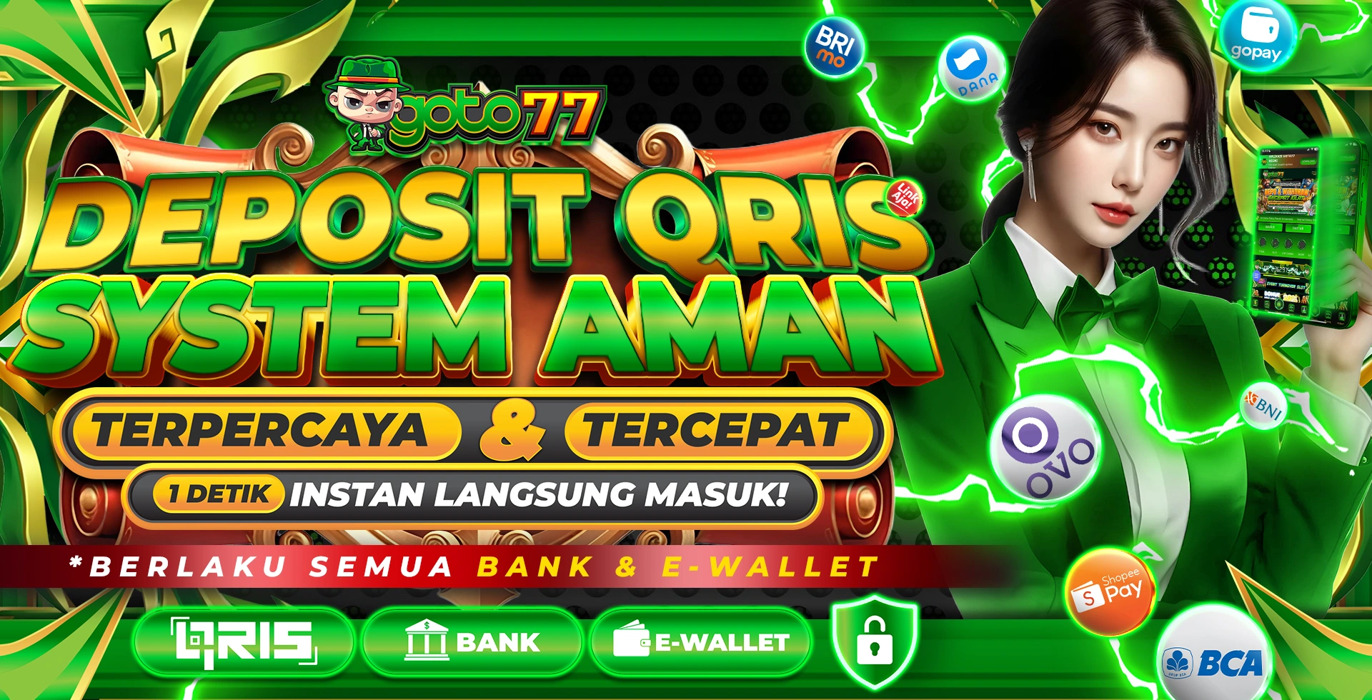 DEPOSIT QRIS TERNYAMAN DAN CEPAT