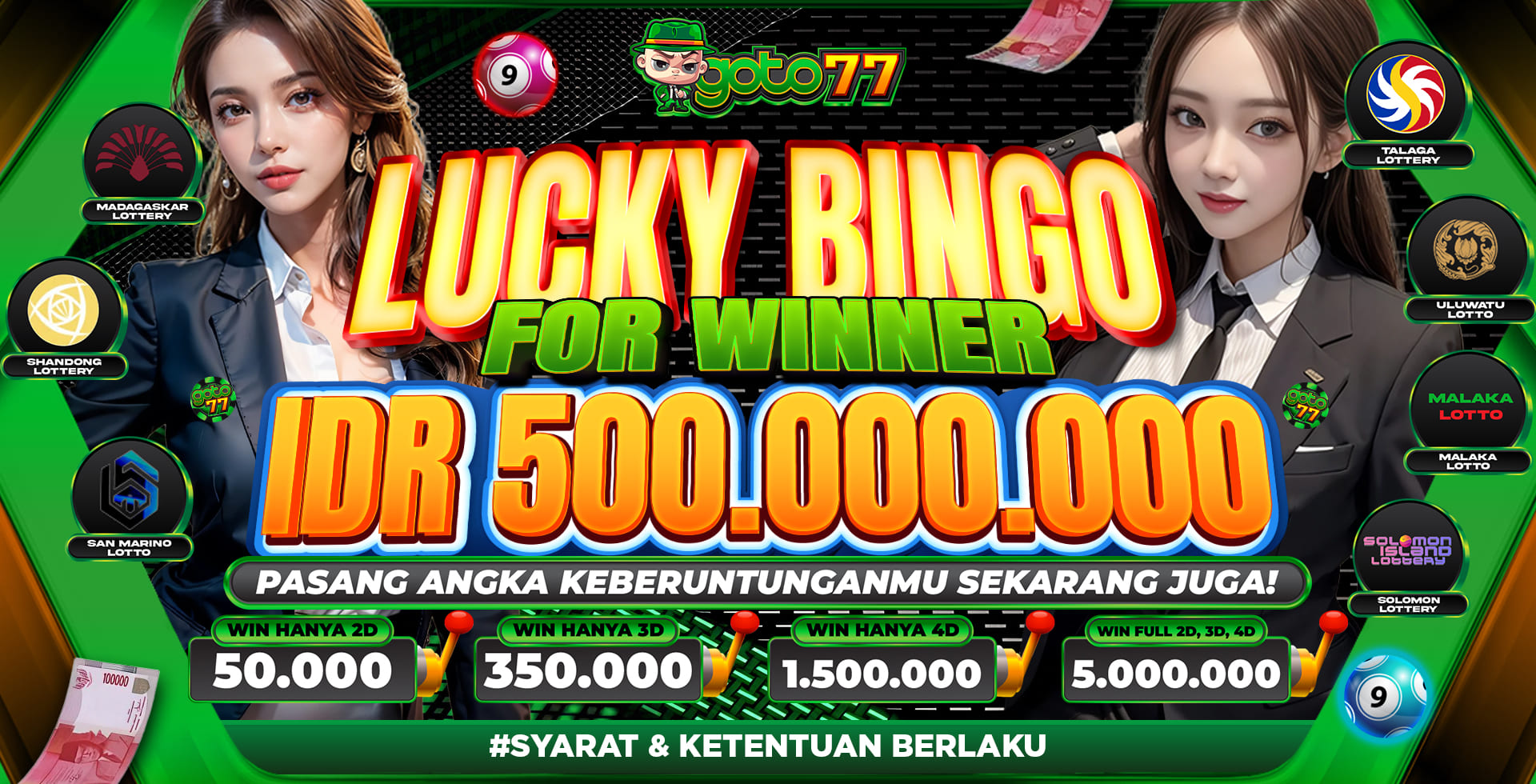 LUCKY BINGO X GOTO77