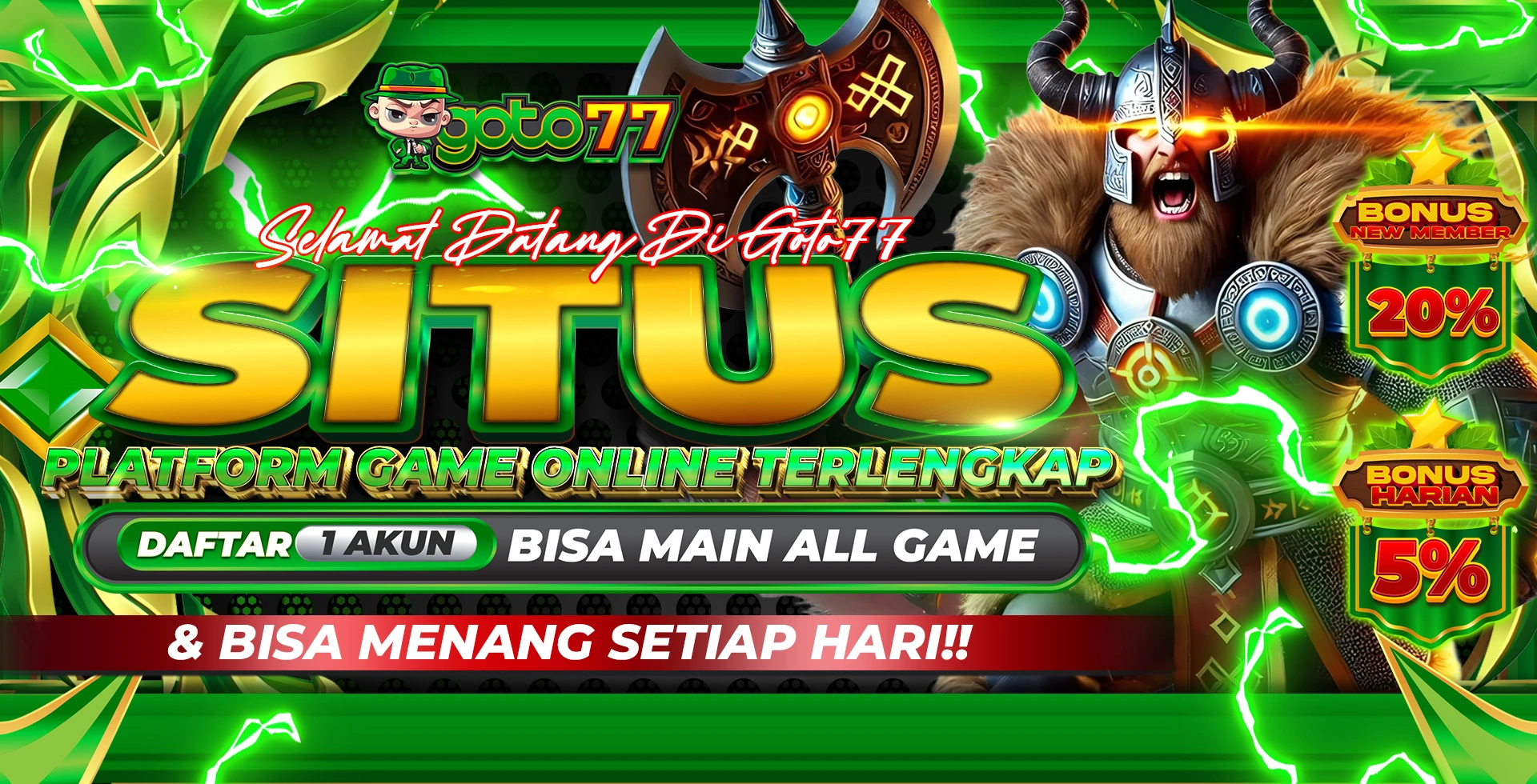 GOTO77 PLATFORM GAME ONLINE TERLENGKAP