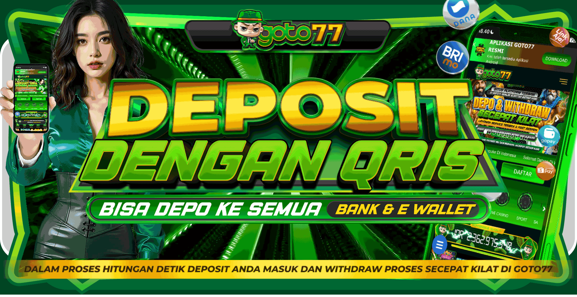 TRANSAKSI QRIS 1 DETIK